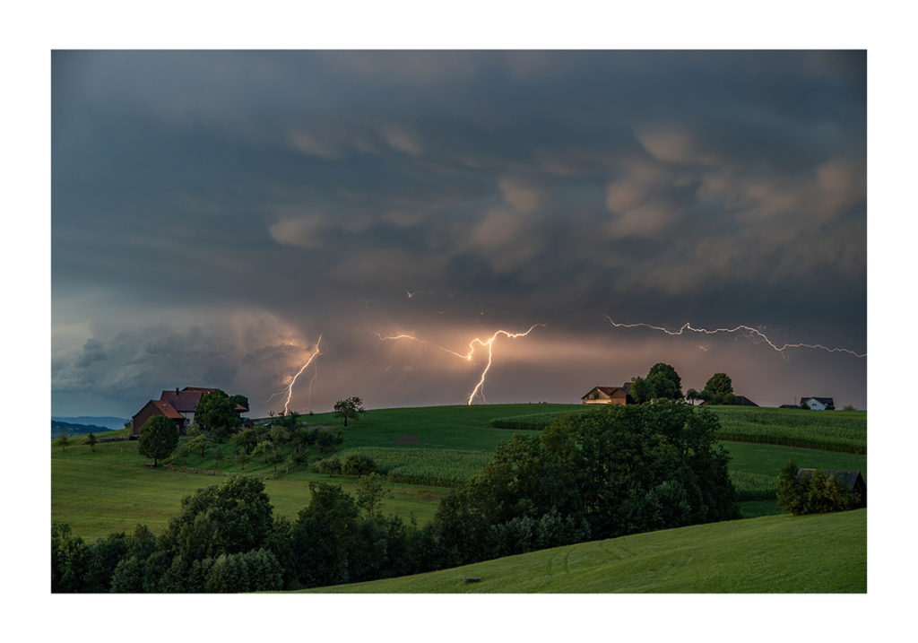 Tirage d'art - Orage estival