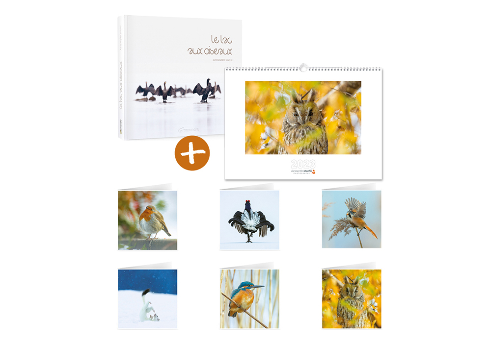 Offre de Noël 2 "De rive en crête" - Livre + Calendrier 2023 + set de 6 cartes